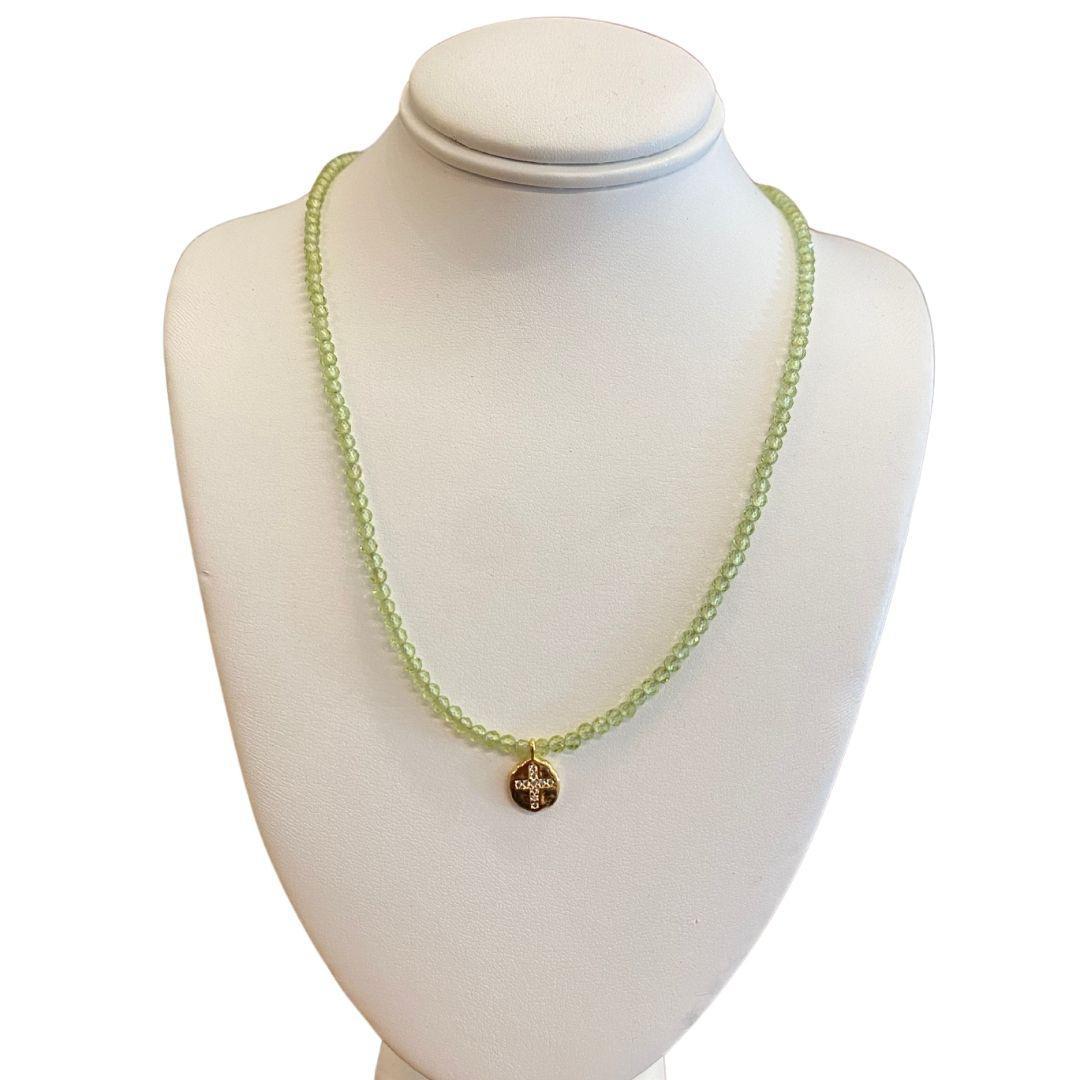 Green Beaded Women's Necklace