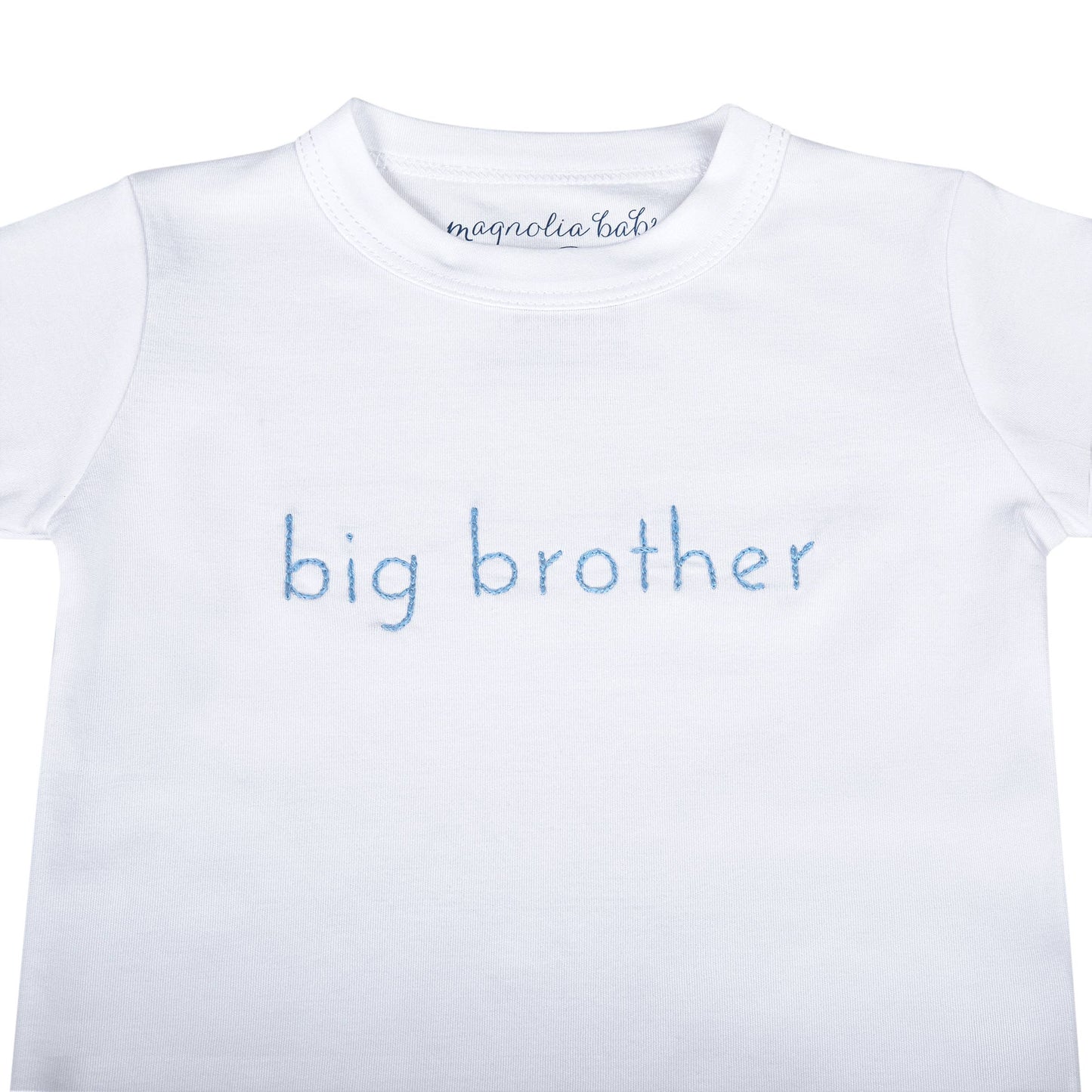 Big Brother Embroidered Big Kid Long Pajamas