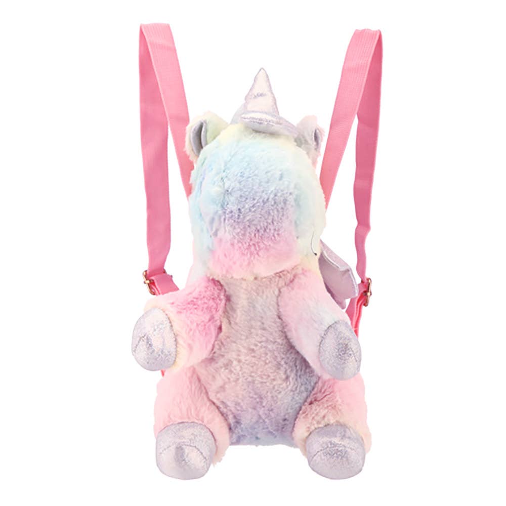 Kids Unicorn Plush Doll Backpack Bag