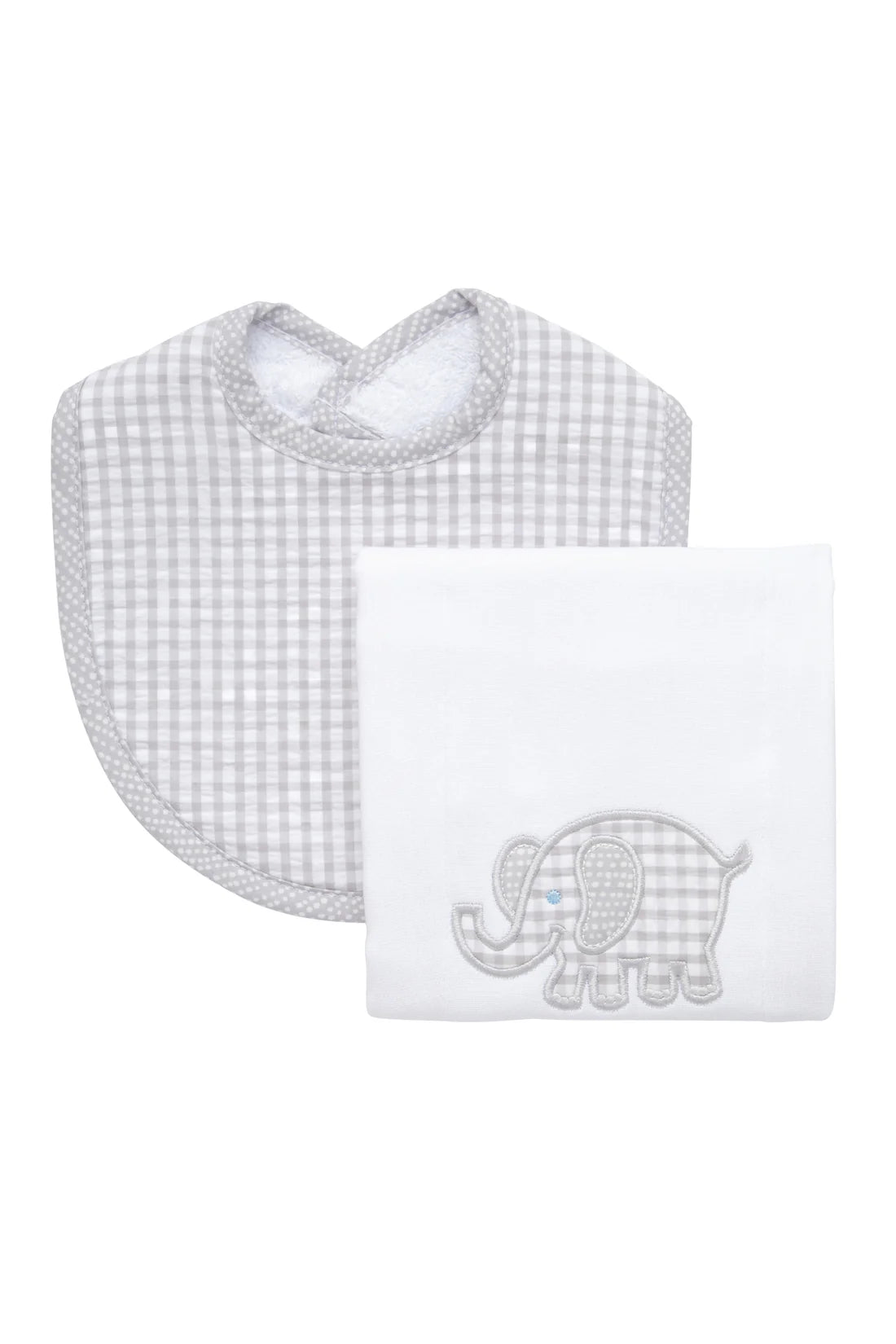 Elephant Basic Bib & Burp Boxed Set