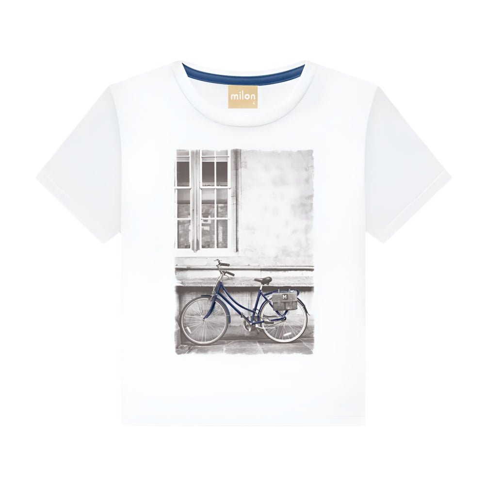 Boys Bicycle Graphic T-Shirt