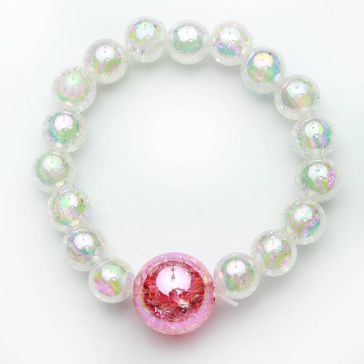 Watercolor Bracelet: White