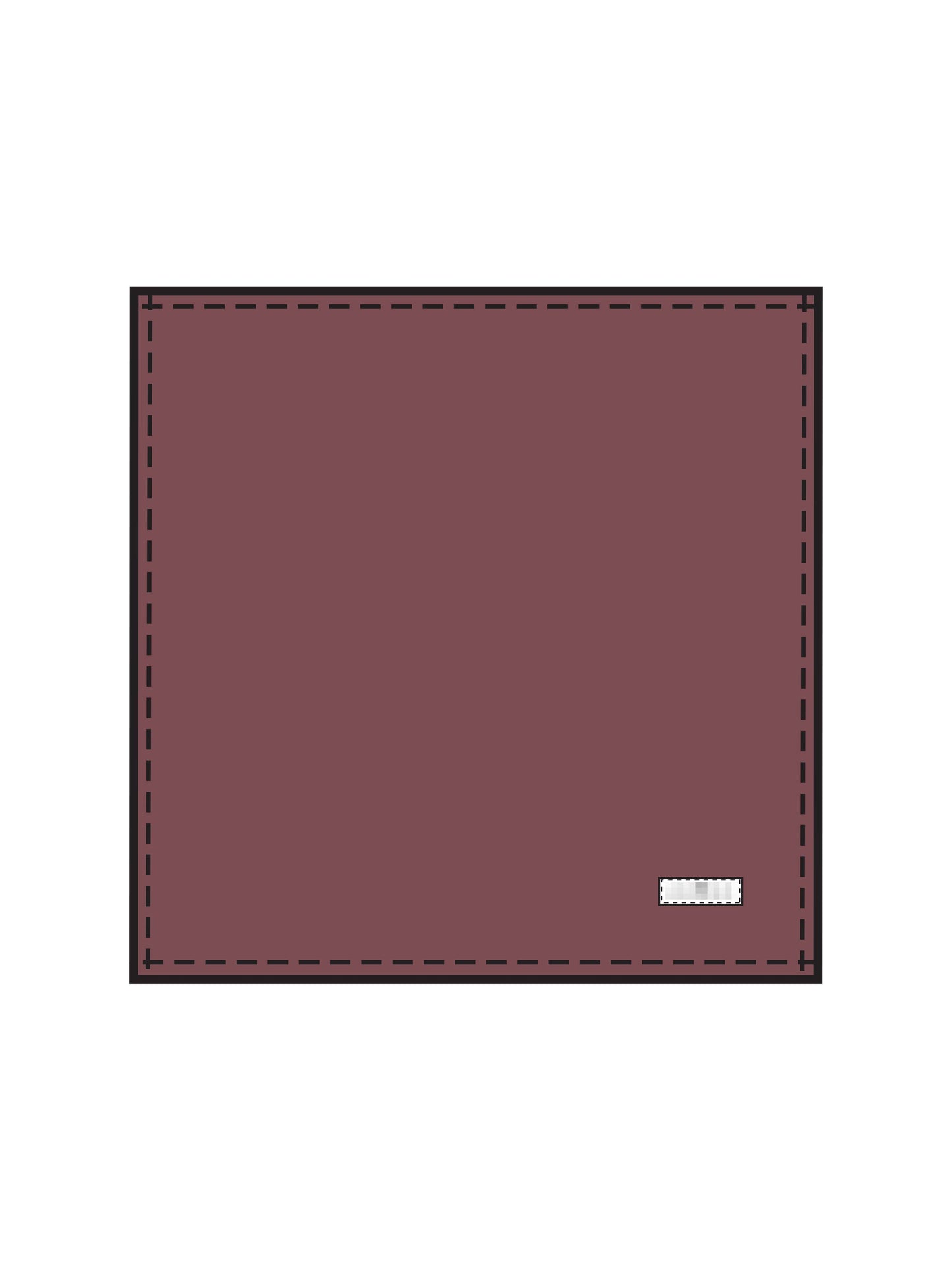 Organic Cotton Waffle Baby Blanket - Mulberry