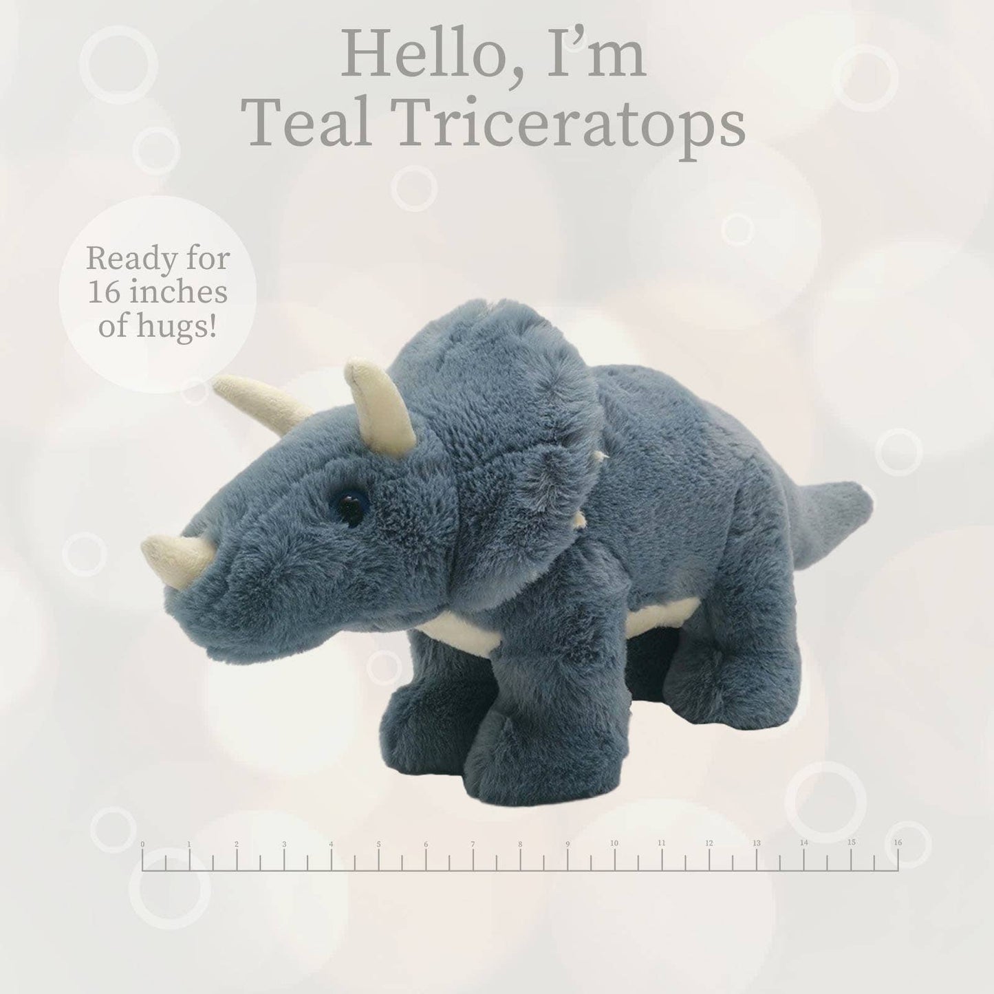 Teal Triceritops