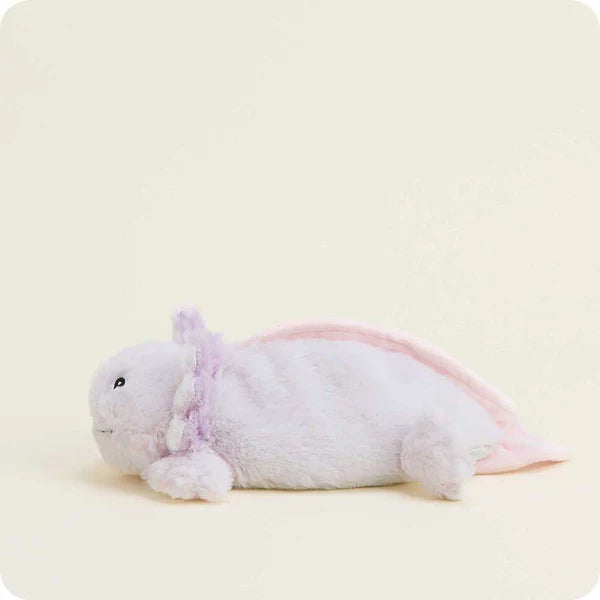 Pink Axolotl Warmies Junior