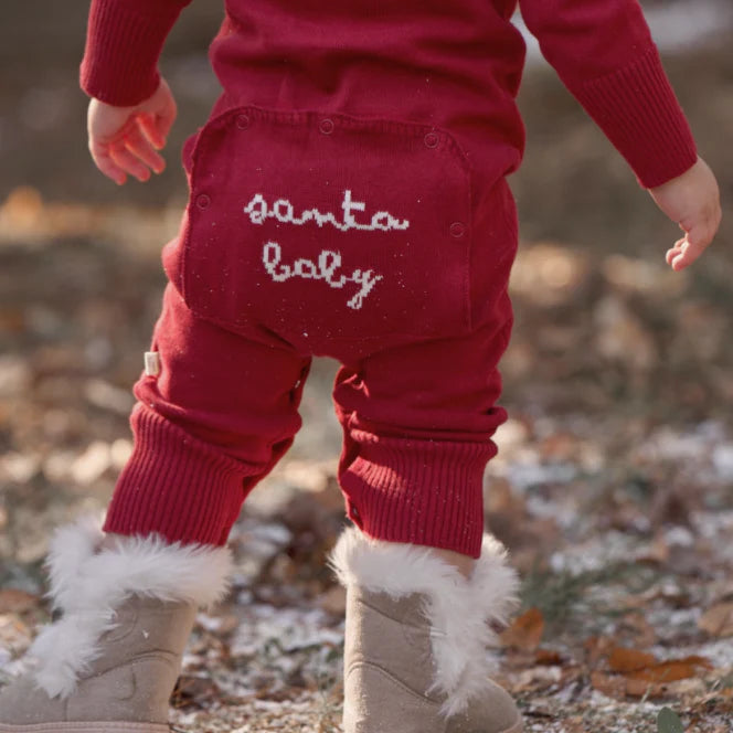 Santa Baby Dropback Jumpsuit with Hat