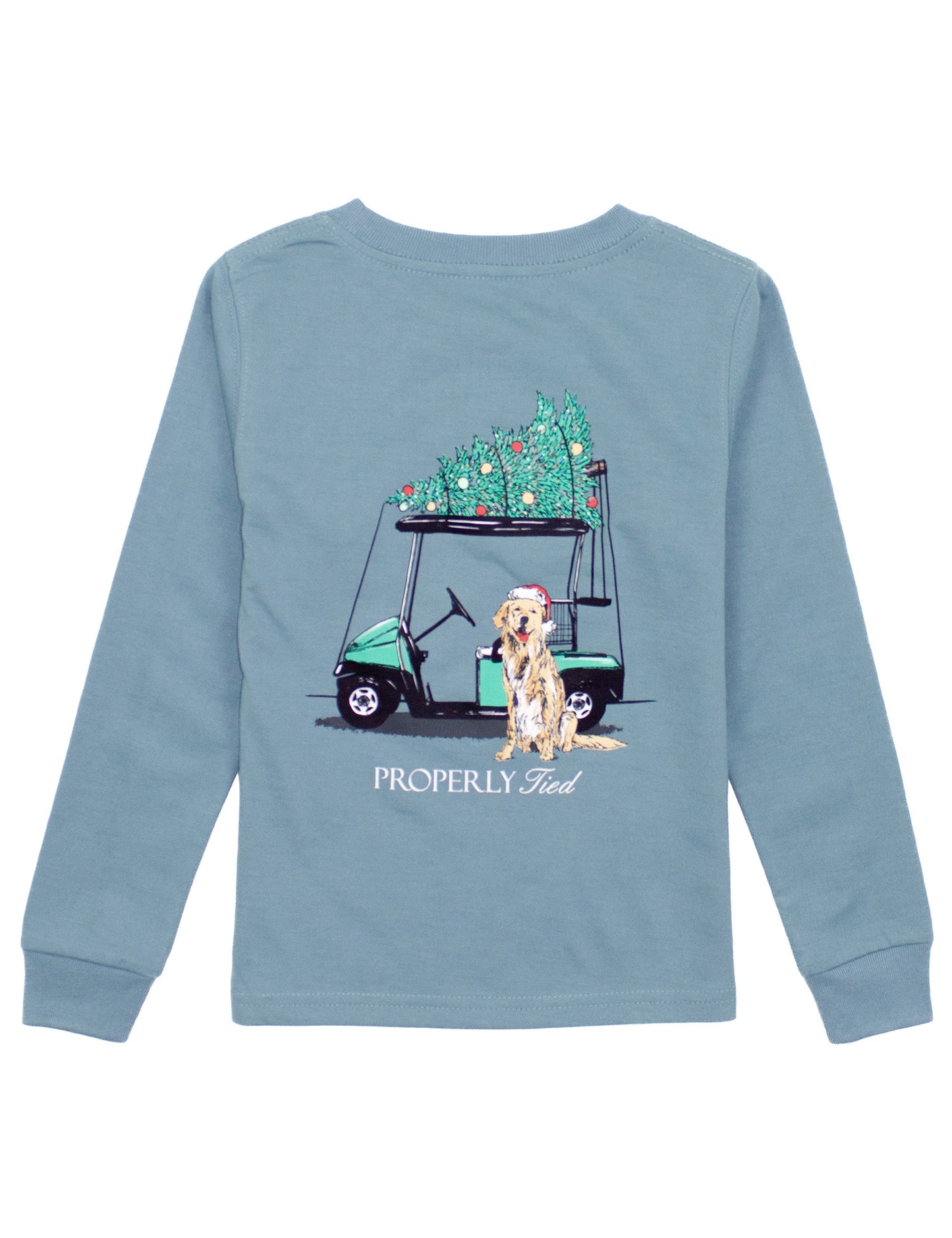 Santa's Caddy Long Sleeve Shirt