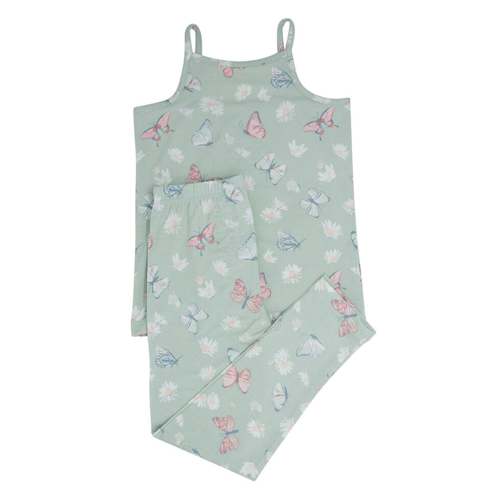 Butterly Mint Daisy Tank Pajamas