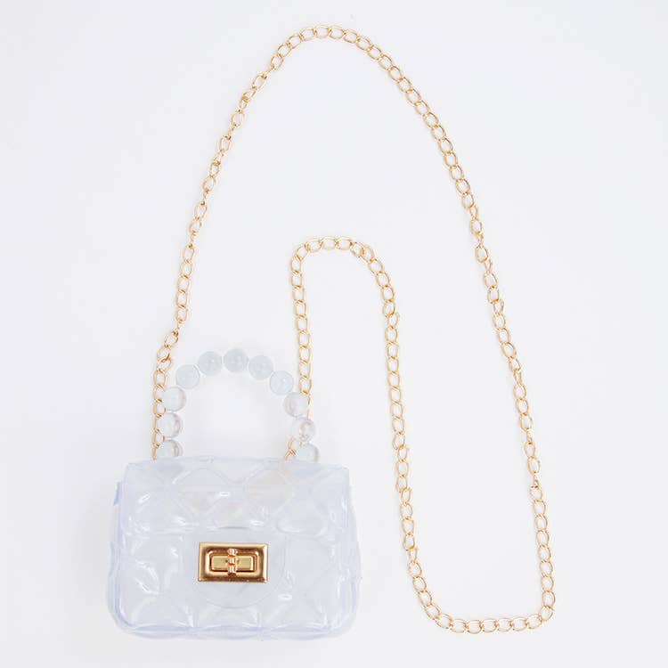 Clear Jelly Purse: Clear