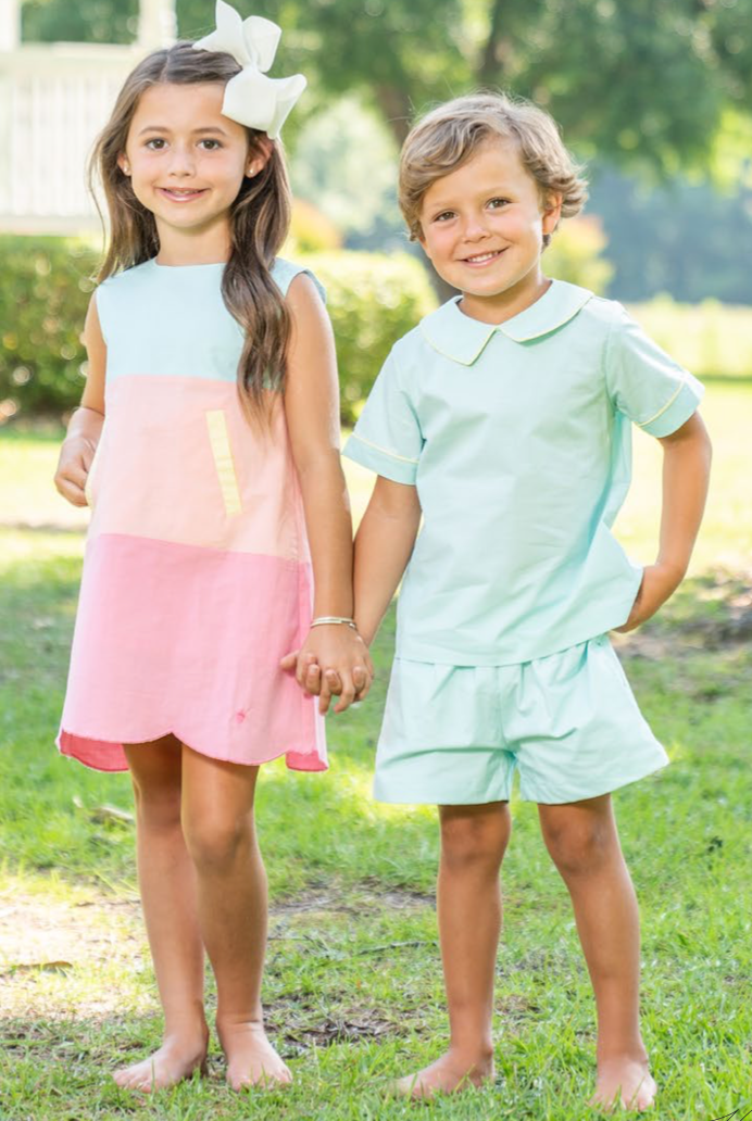 Sorbet Color Block Kid's Dress