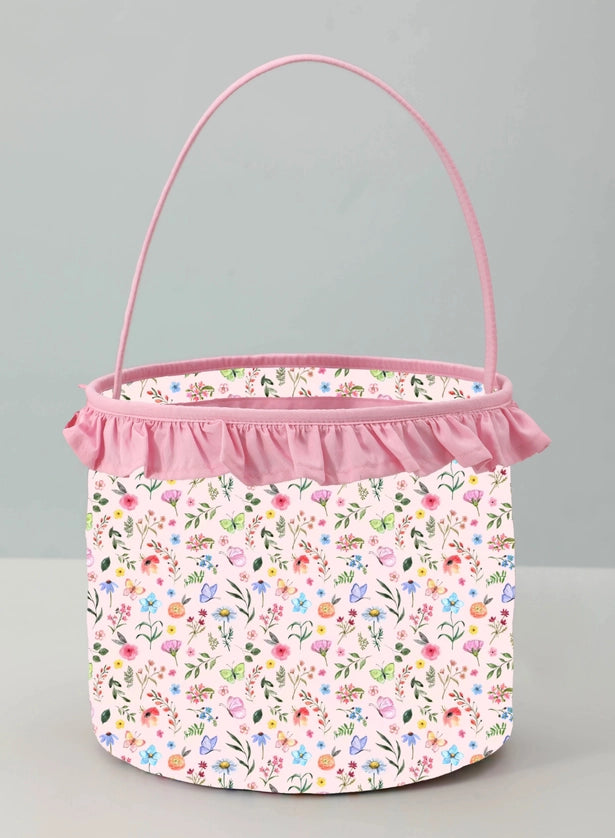 Floral Print Easter Basket