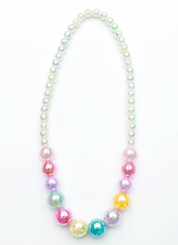 Watercolor Necklace: White
