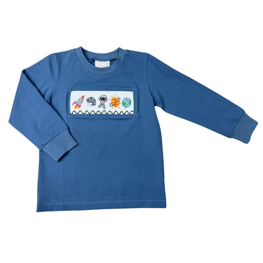 Out of this World Smocked Long Sleeve Shirt