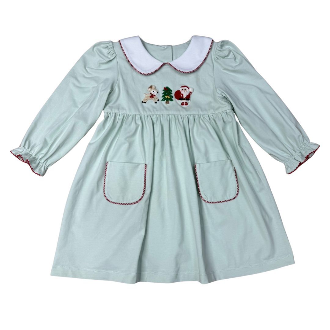 Christmas Crew Collared Dress