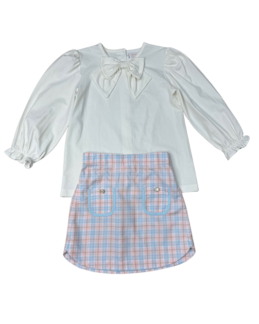 Wilton Plaid Skirt Set
