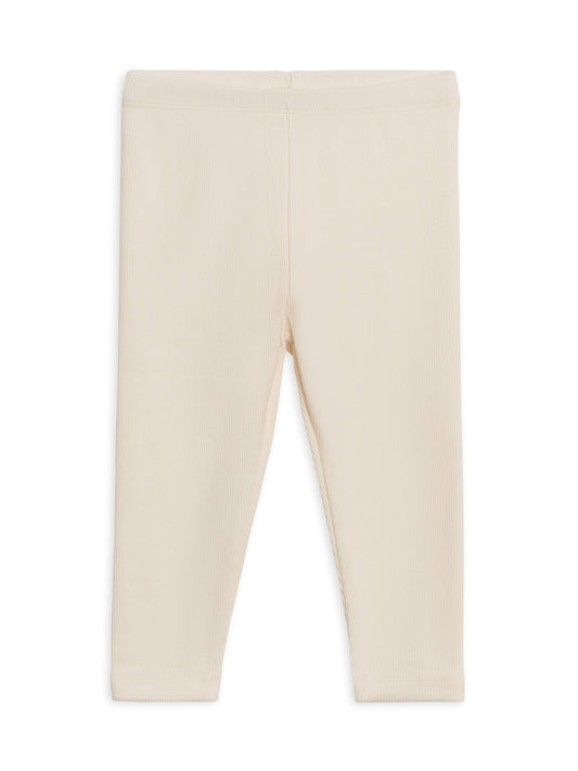 Lennon Ribbed Leggings - Ivory