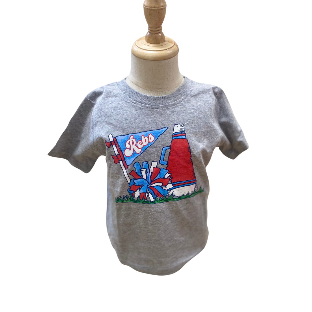 Ole Miss Rebels Pom T-shirt