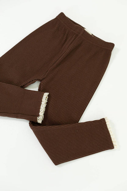Lydia Leggings: Dark Brown