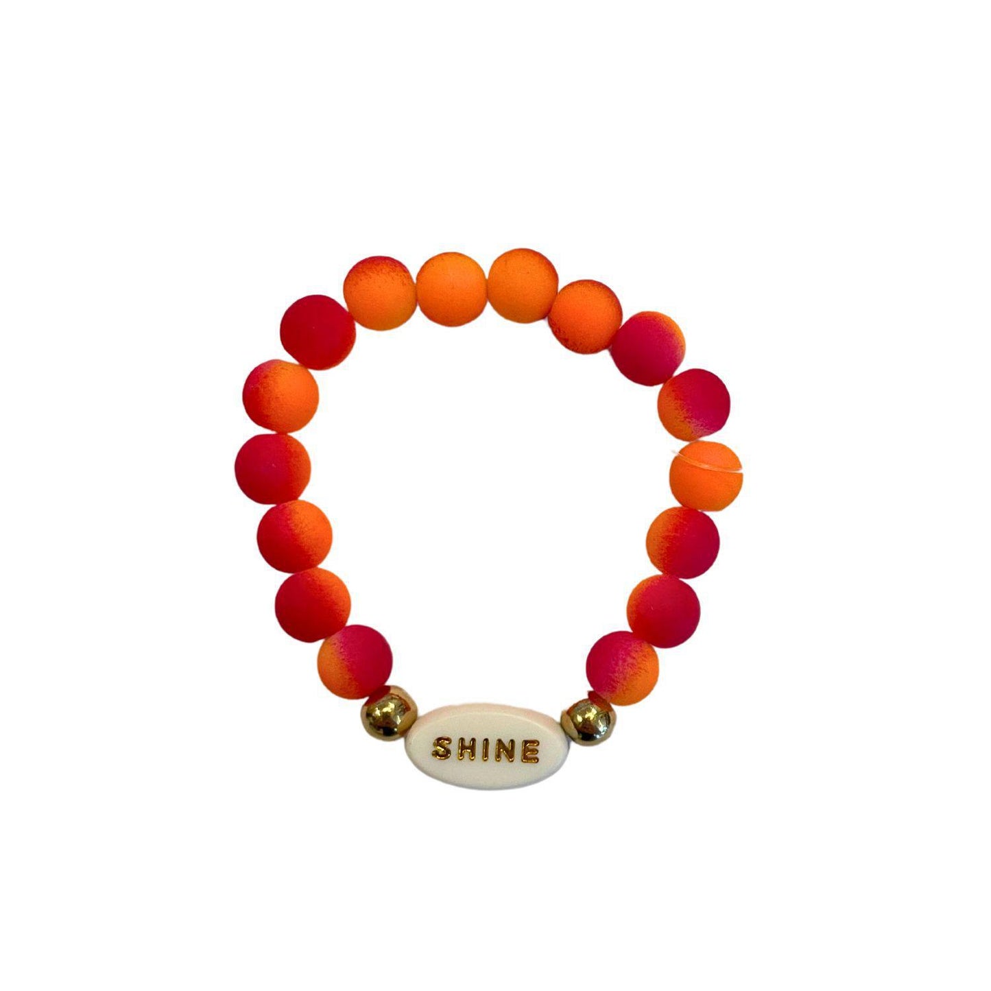 Pink & Orange Shine Kids Bracelet