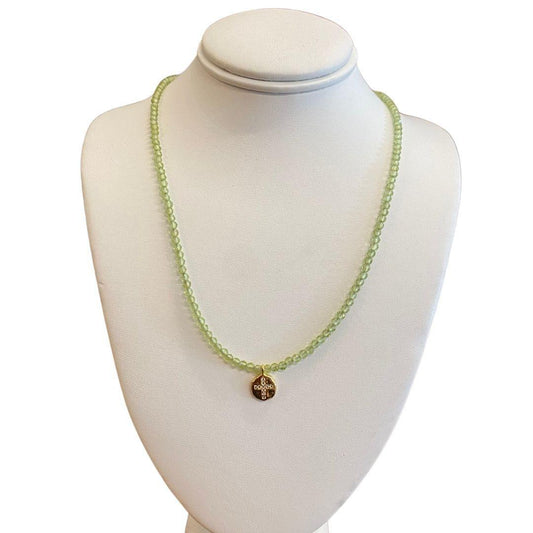 Green Beaded Women's Necklace