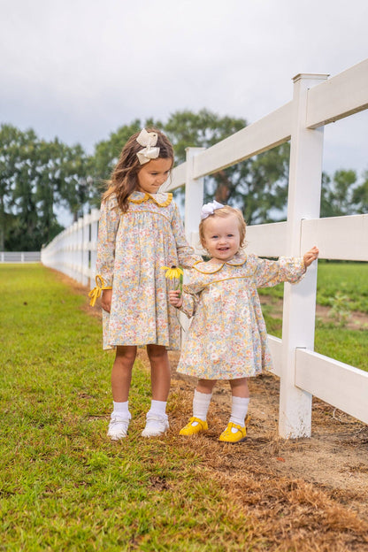 Taylor Yellow Floral Kid's Bloomer Set