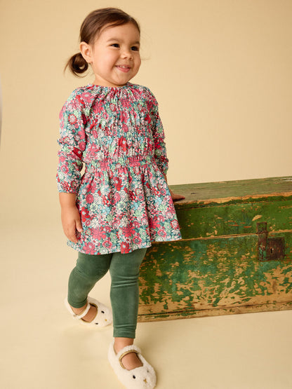 Floral Smocked Dress