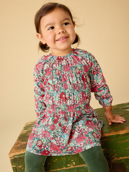 Floral Smocked Dress