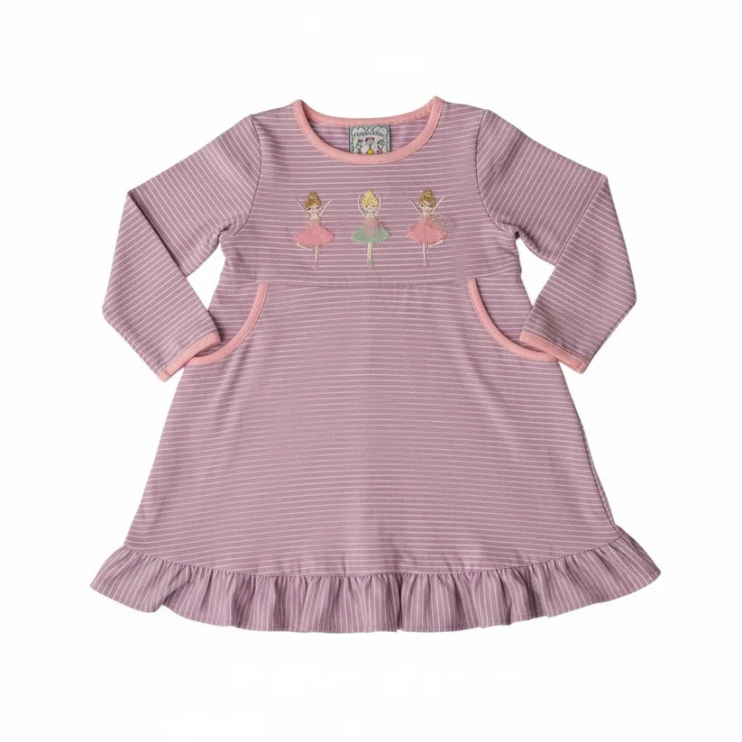Ballerina Applique Dress