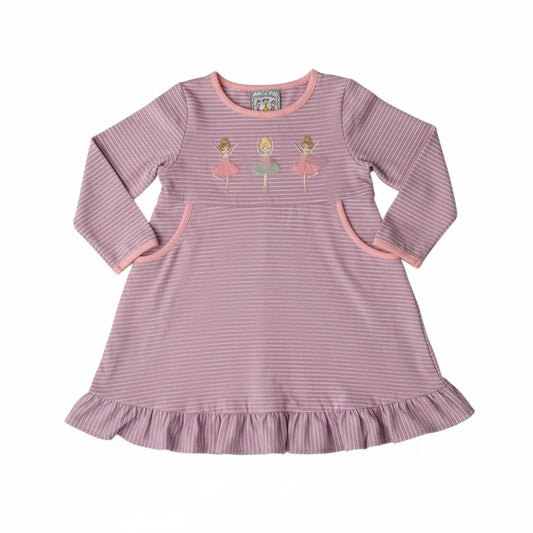 Ballerina Applique Dress