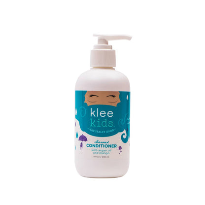 Klee Kids conditioner bottle on a white background