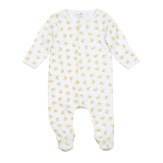 Darling Ducklings Print Footie