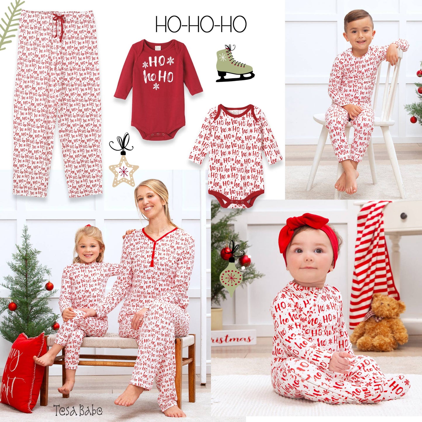 Christmas Kids Bamboo Pajama Set-Family Matching