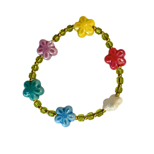 Multicolor Flower Kids Bracelet