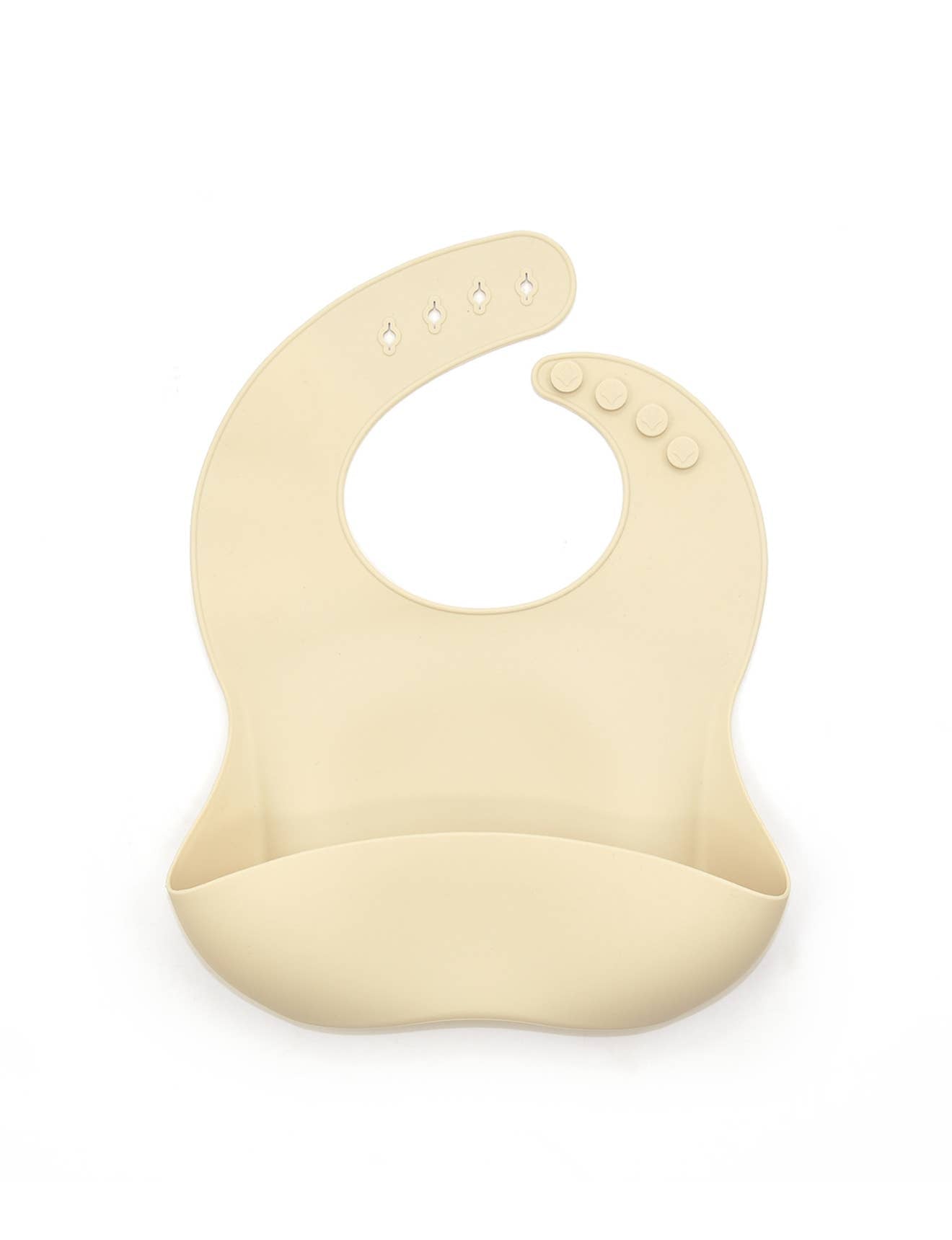 Silicone Bibs: Coconut