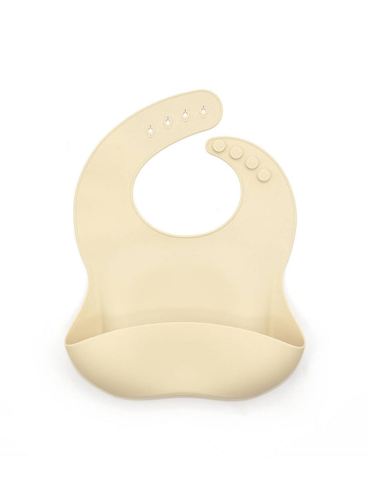 Silicone Bibs: Coconut