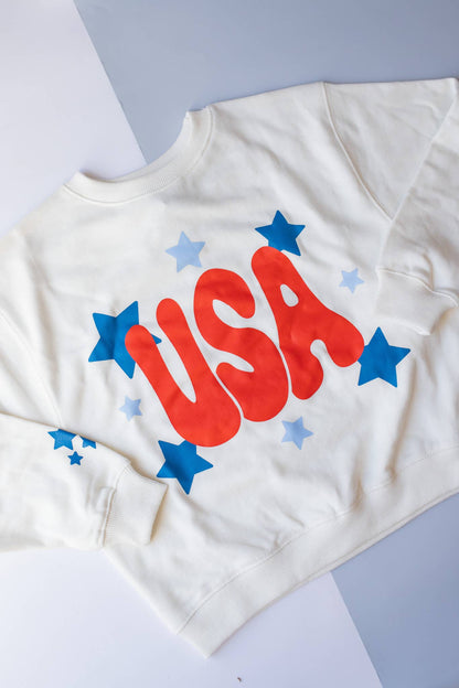 USA Crewneck, Womens