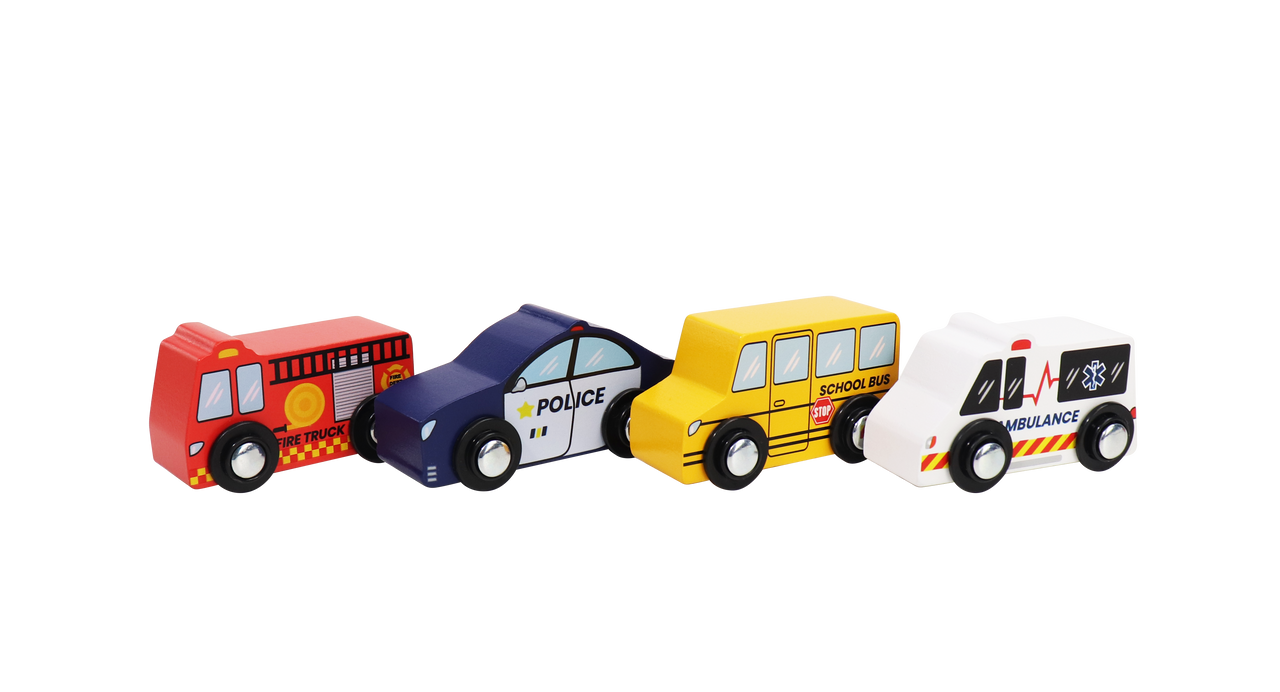 Wooden Emergency Vehicles