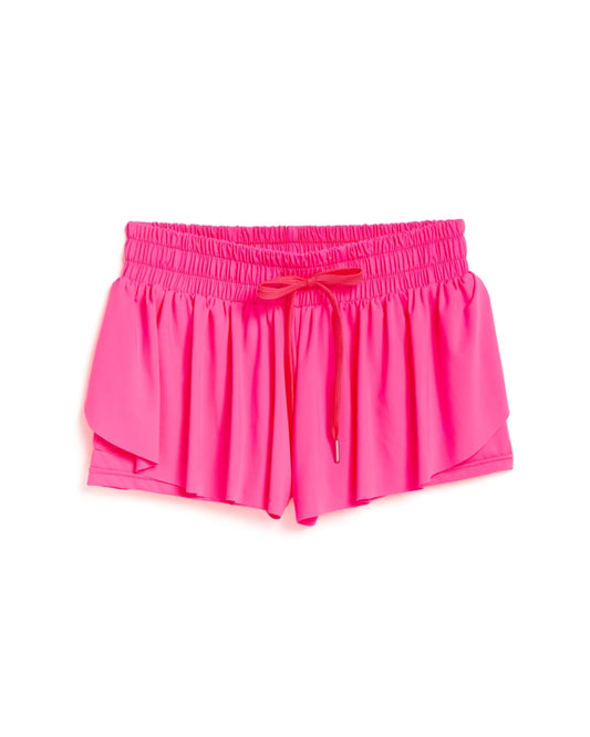 Butterfly Shorts -  Neon Pink