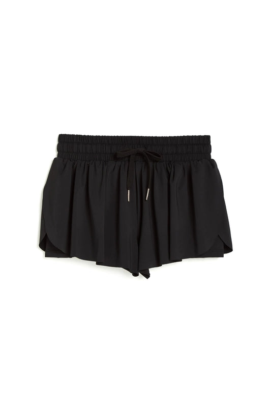 Butterfly Shorts -  Black