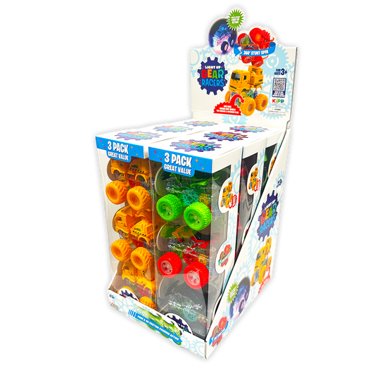 Toy Car Gear Racers Light Up Vehicle Assortment 3 Pack
