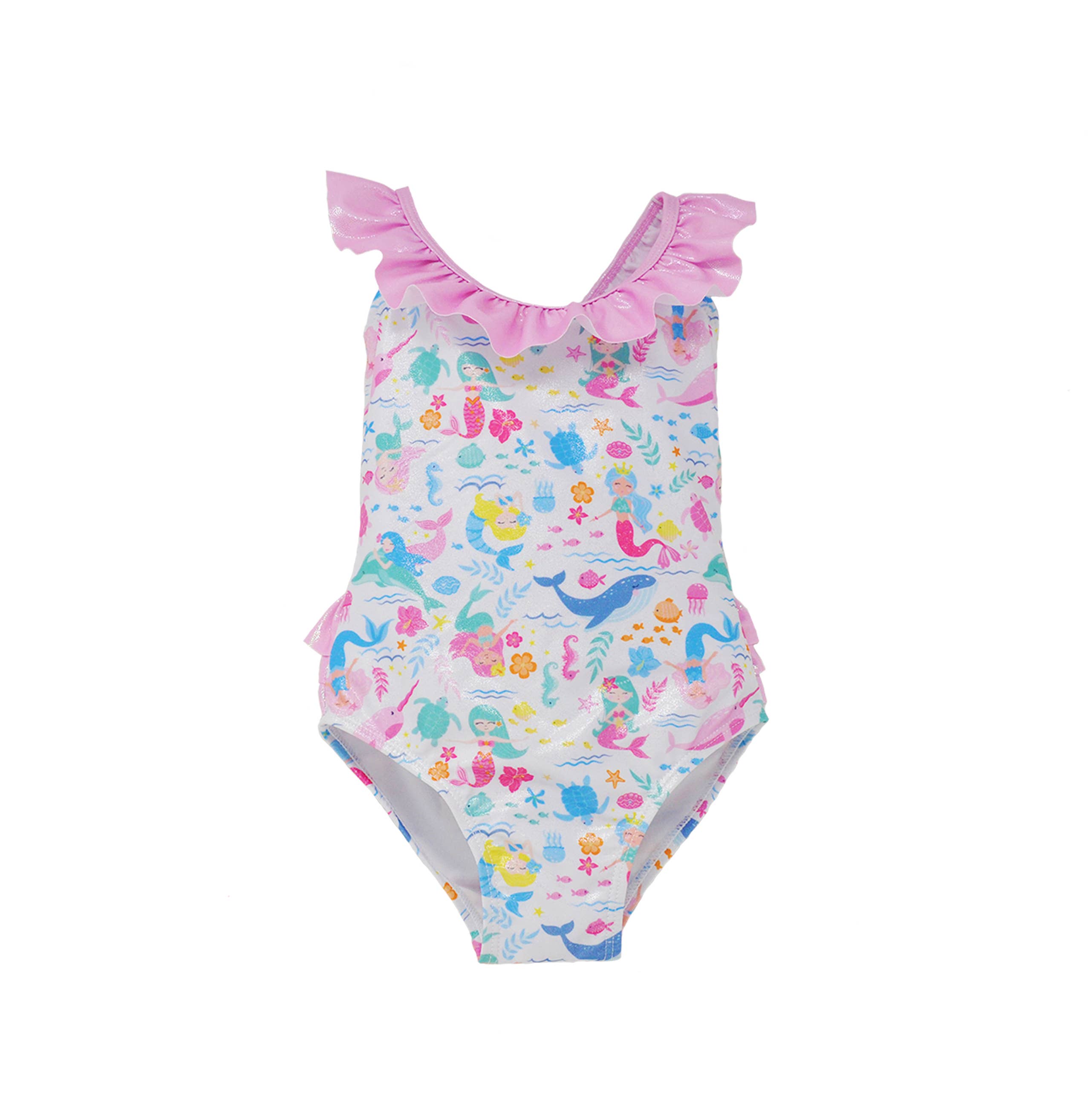 Mindy Crossback Swimsuit: Mermaid Friends  Dirt & Daisies
