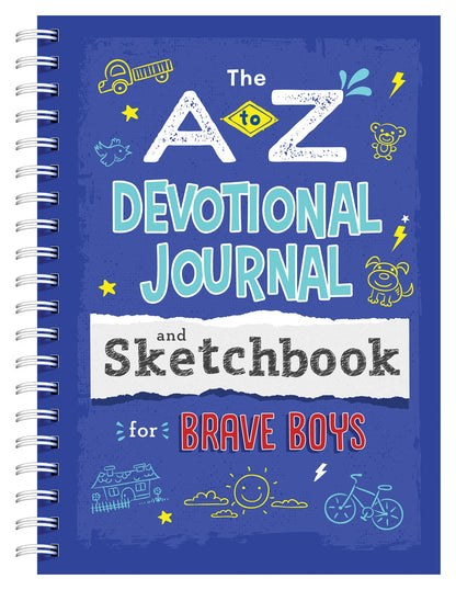 A to Z Devotional Journal and Sketchbook for Brave Boys