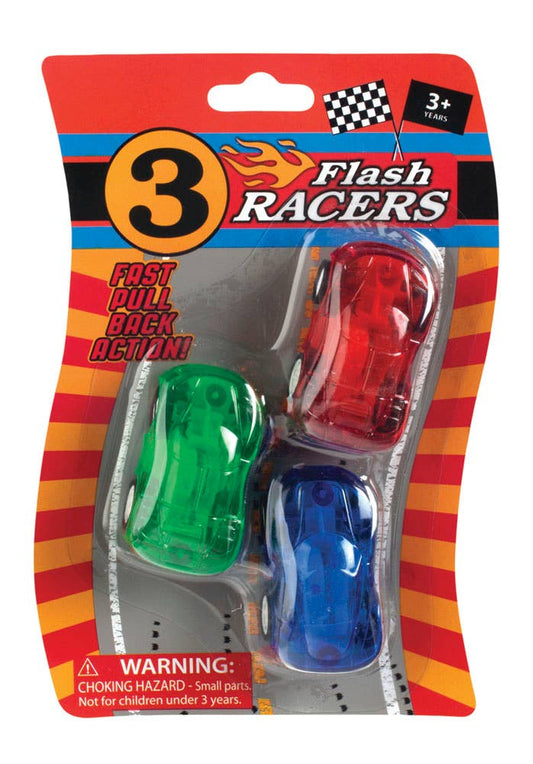 Flash Racers Mini Pull Back Cars