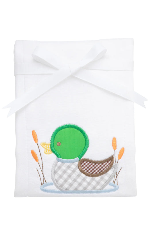 Mallard Applique Burp