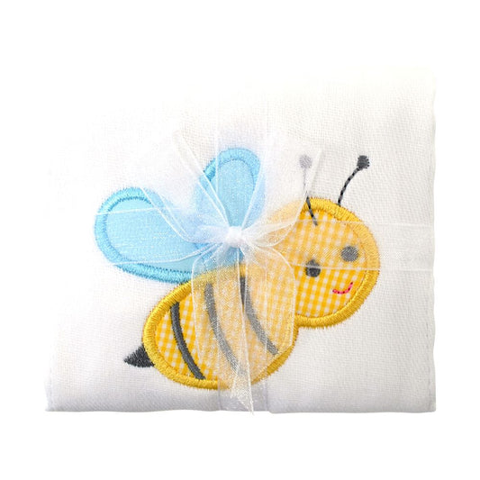 Bumble Bee Burp Rag