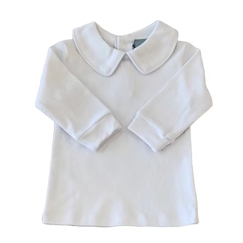 Boys White Long Sleeve Shirt