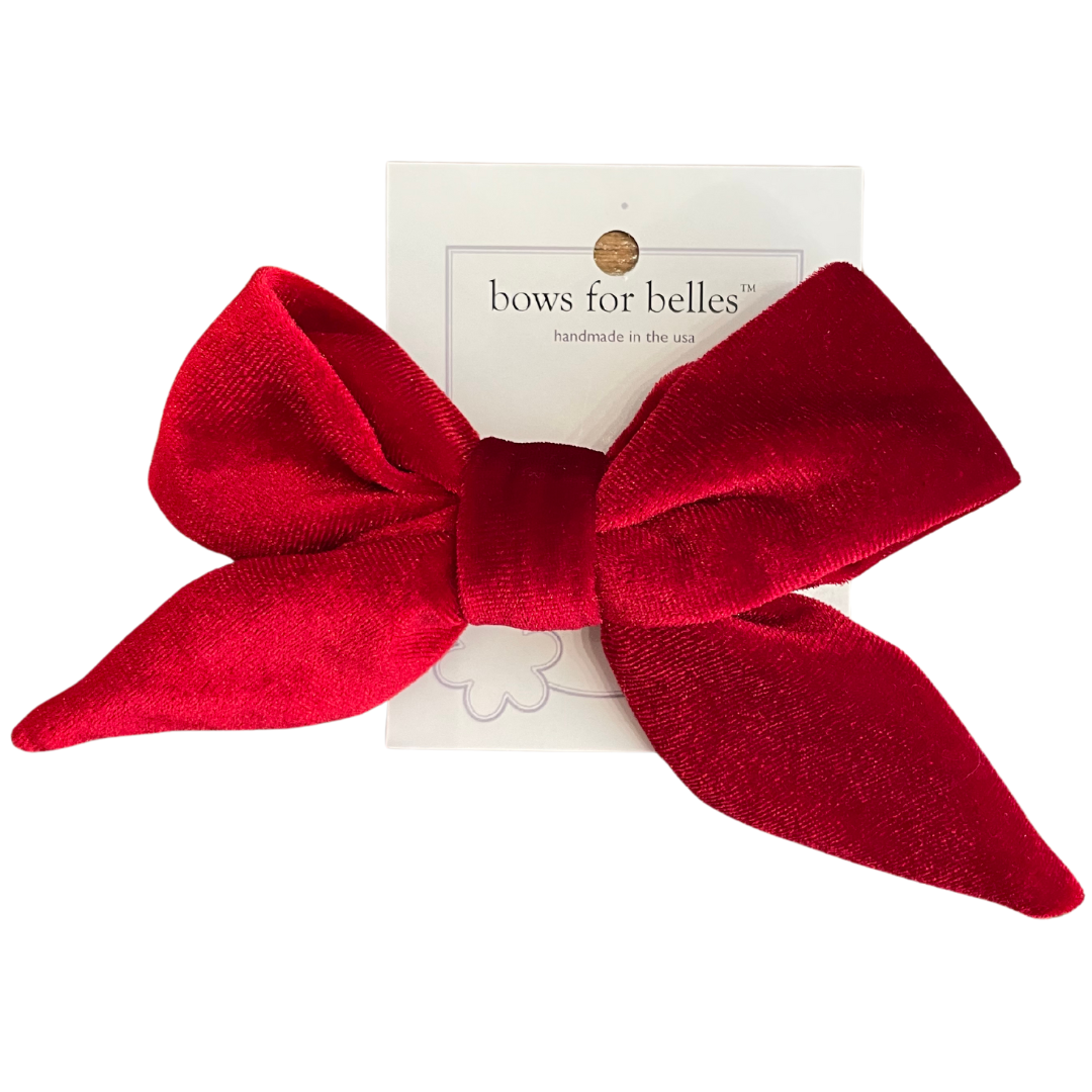 Large Velvet Bow