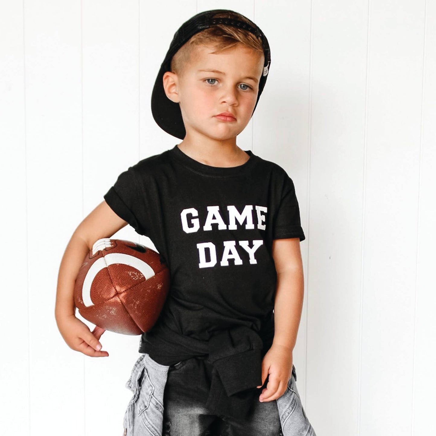 Game Day Kids Football Tee