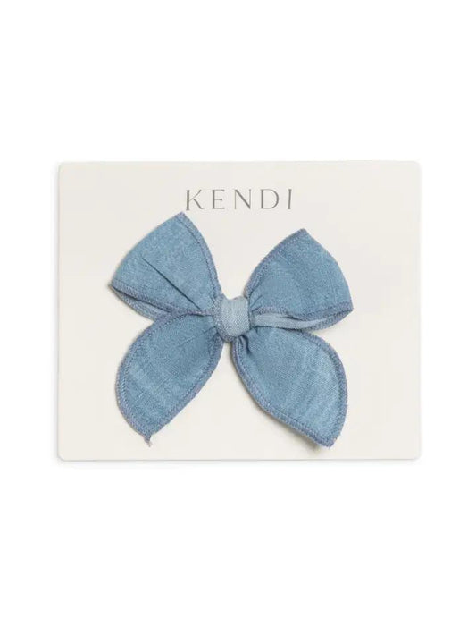 Chambray Bow