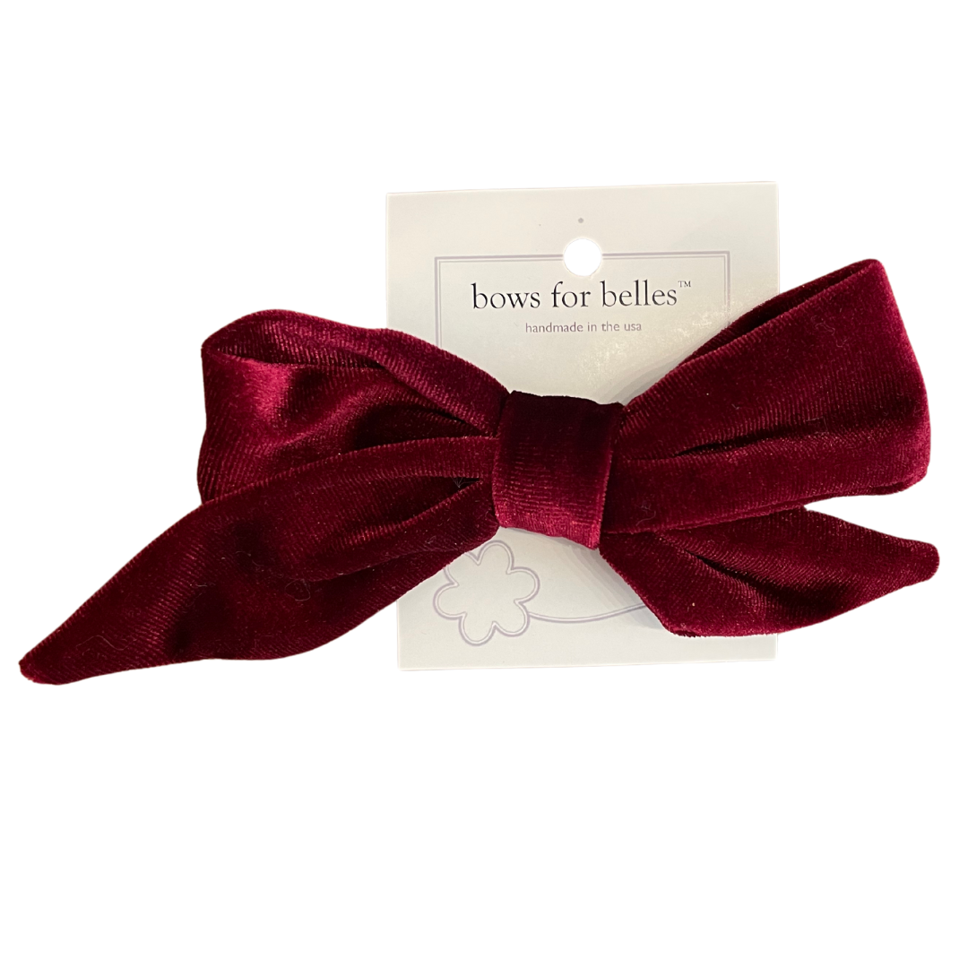 Large Velvet Bow